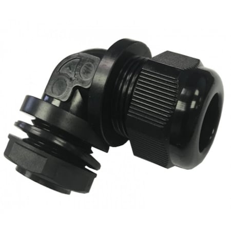 Kable Kontrol Kable Kontrol IP68 Waterproof Right Angle Nylon Cable Gland - 1/2" Cable Diameter - NPT 14 Thread - 20 Pcs/ Pack CGRANPT12-20